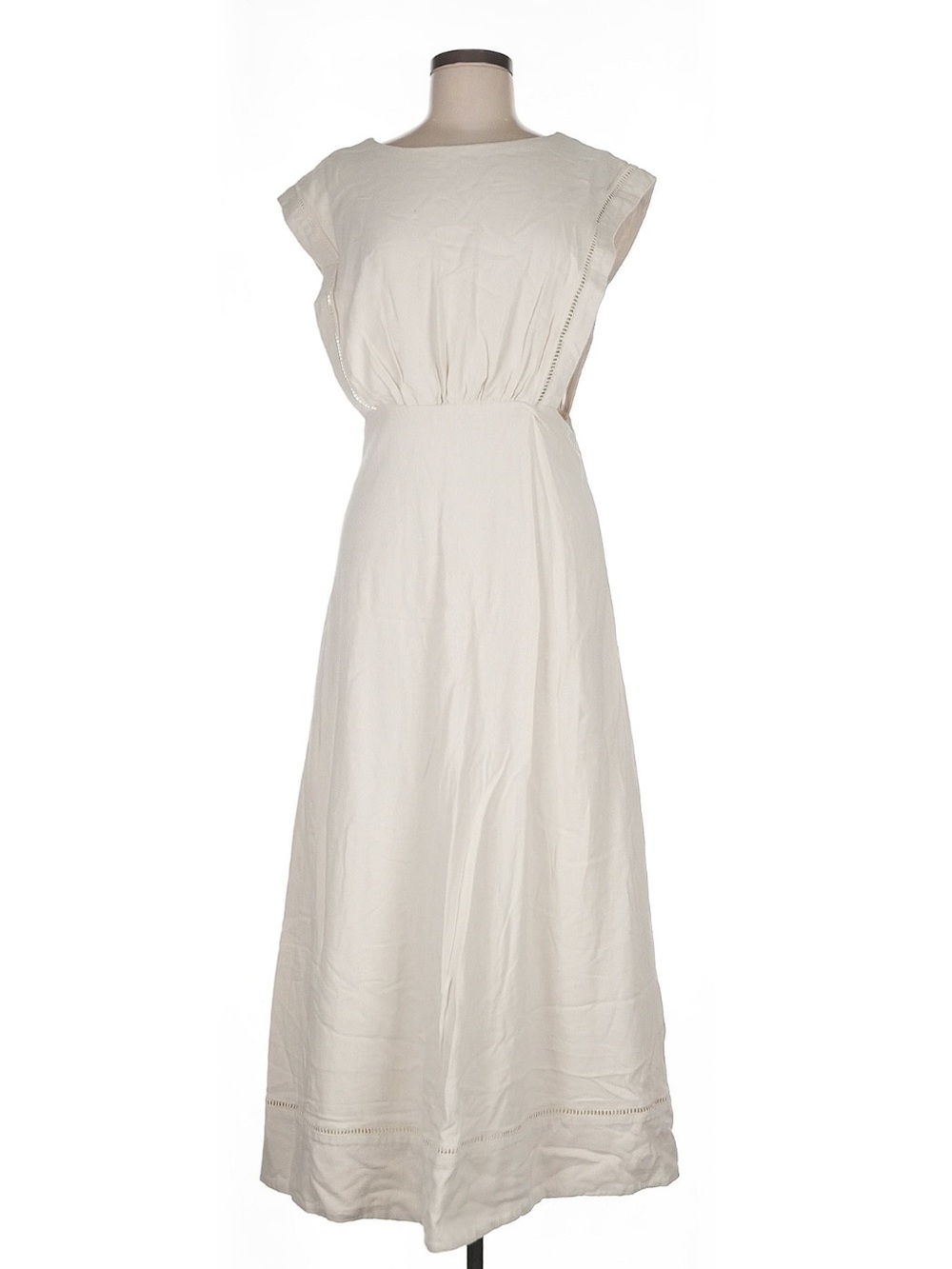 Ivory Maxi Dress with Cutout detail